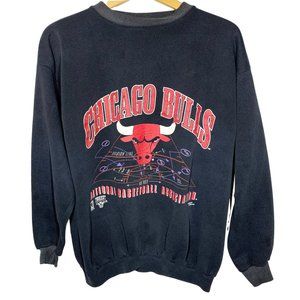 Chicago Bulls Vintage Crewneck Pullover Sweatshirt
